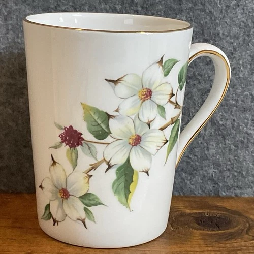 Vtg Hammersley Spode Fine Bone China Dogwood Blossom Mug Cup | England EUC