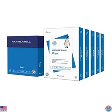 Hammermill Printer Paper, 20 lb Copy Paper, 8.5 x 11 - 5 Ream (2,500 Sheets) -