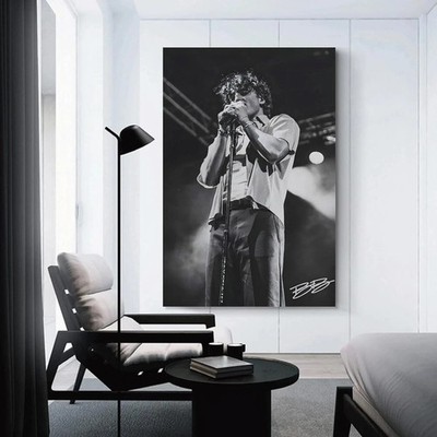 Benson Boone Poster Vintage Music Singer wall art, Black and White Poster