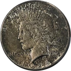1928-P Peace Dollar PCGS AU58 Key Date Decent Eye Appeal Nice Strike
