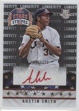 2015 Panini Stars and Stripes Longevity Signatures /170 Austin Smith #9 Auto 1u1