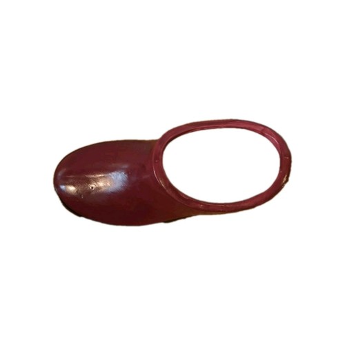 Ceramic Shoe PLANTER 3x8" Red Maroon And Black garden. Decor GUC - Picture 2 of 4