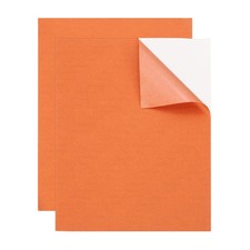 2 Pcs Leather Repair Patch 8"x10" Self-Adhesive Repair Tape Kit, Orange
