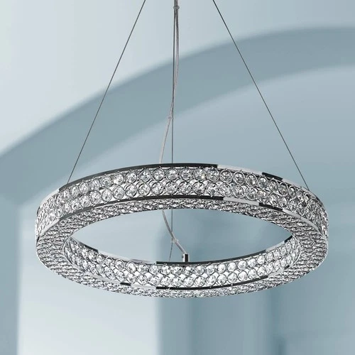 Maxim Eternity 19 1/2" Wide Polished Chrome LED Pendant - Picture 1 of 4
