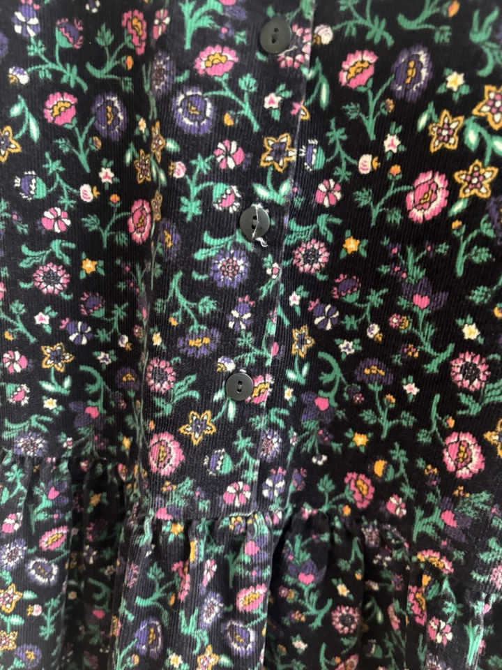 Винтажное платье для девочек США Oshkosh с цветочным рисунком размер 6 - Изображение 4 из 4