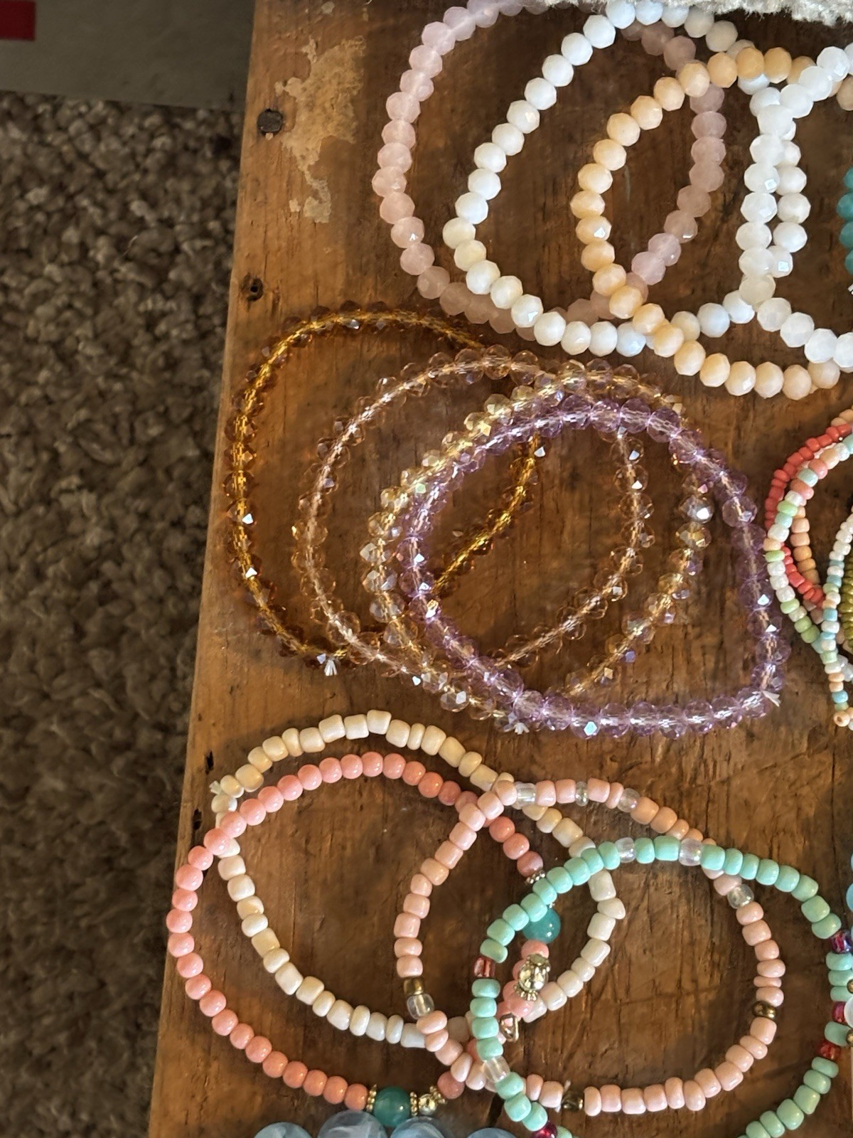 Stretchy Bracelets Large Bundle Various Colors - image 5