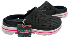 Skechers Women's Go Walk 5 True Catch Comfort Clogs Black/Pink Size:8 146H