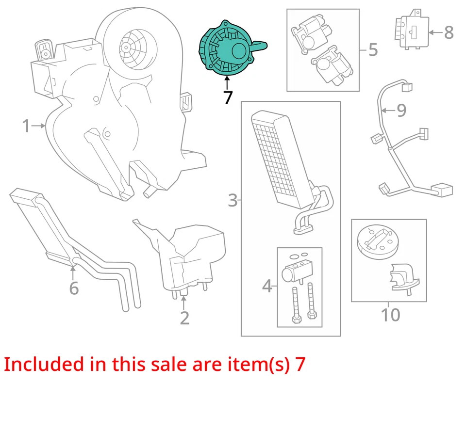 Dodge Durango 2017 calefacción aire acondicionado motor fabricante de equipos originales 90 k millas - LKQ403852211 Foto 3 de 4