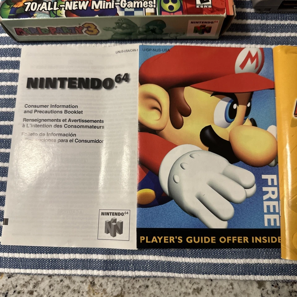 Mario Party 3 (Nintendo 64) COMPLETO con Caja, Manual, Cartucho Foto 2 de 4
