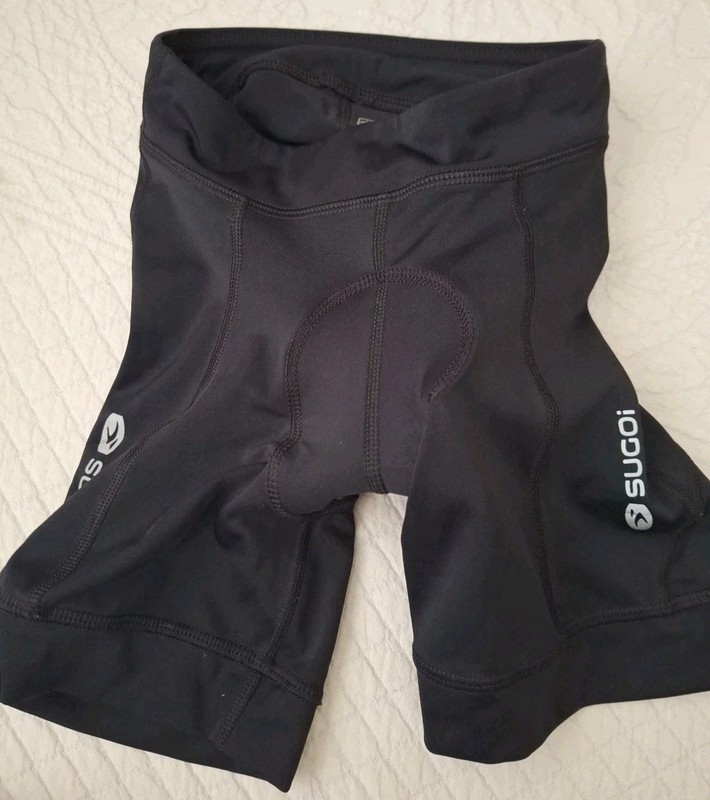 Sugoi Ladies Sz XS Black Athletic Bicycling Shorts