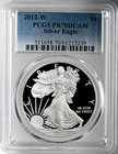 2012-W  $1  PROOF AMERICAN SILVER EAGLE (ASE/SAE) PCGS PR70 DCAM  #61215239