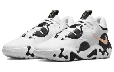 Nike PG 6 Orange Chalk White / Black Men's Size 15 DC1974-101