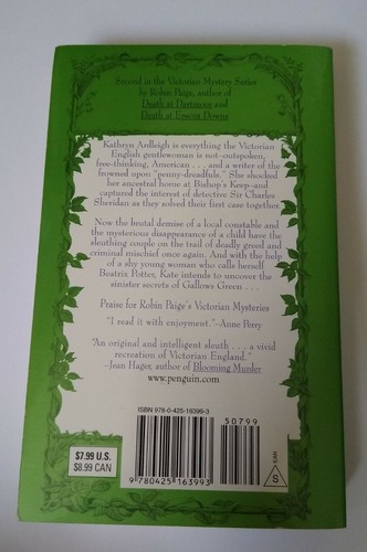Death at Gallows Green (A Victorian Mystery book #2) Robin Paige Paperback - Picture 3 of 5