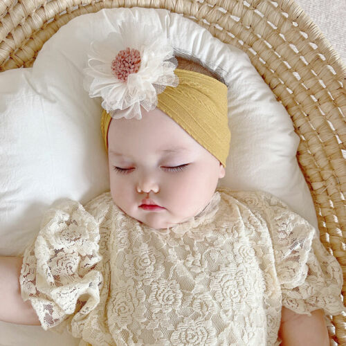 2PCS Newborn Baby Girls Rabbit Headband Soft Elastic Bow Knot Hair Band Set gift - Picture 10 of 23