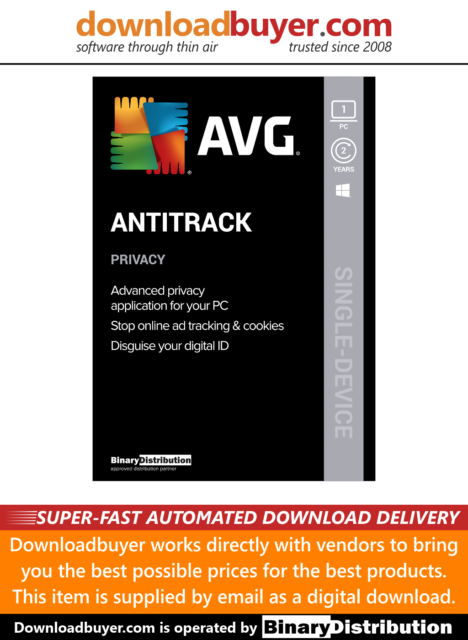 AVG AntiTrack 2023 - 1 PC - 2 Years [Download]
