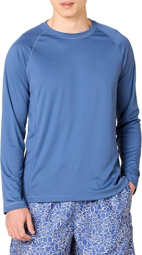 Men's UPF 50+ Long Sleeve Swim Tee �C Quick-Dry Rash Guard for Fishing Hiking - Picture 5 of 42
