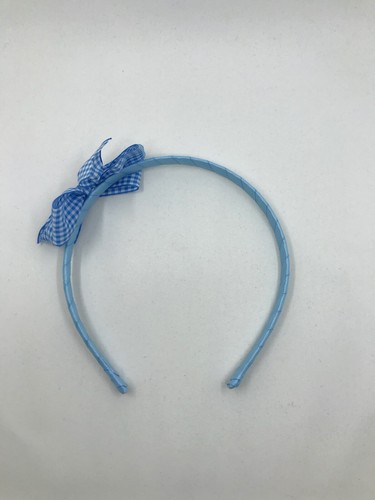 Light Blue Gingham Hair Accessories - Picture 18 of 44