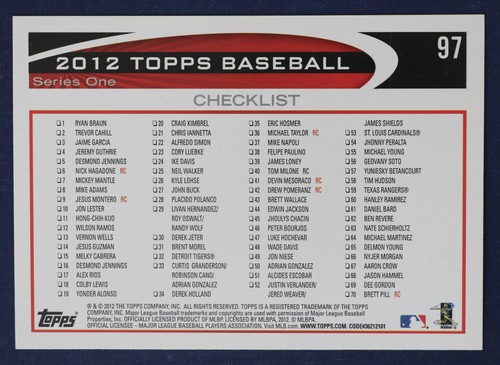 2012 Topps Wal-Mart Blue Border #97 Jim Thome RB - Bild 2 von 2