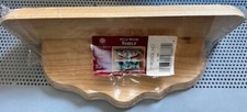 Walnut Hollow Wooden Pine Provincial Shelf 11" Wood burning Stain Paint 8881 NEW