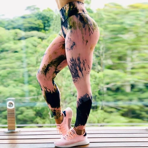 Women Sports Fitness Leggings Push Up Gym High Waist Yoga Pants Stretch Workout - Picture 1 of 11