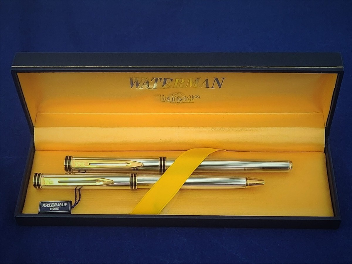 Vintage Waterman Ideal 18K Gold Nib Fountain and Ballpoint Vintage Waterman Ideal 18K Gold Nib Fountain and Ballpoint