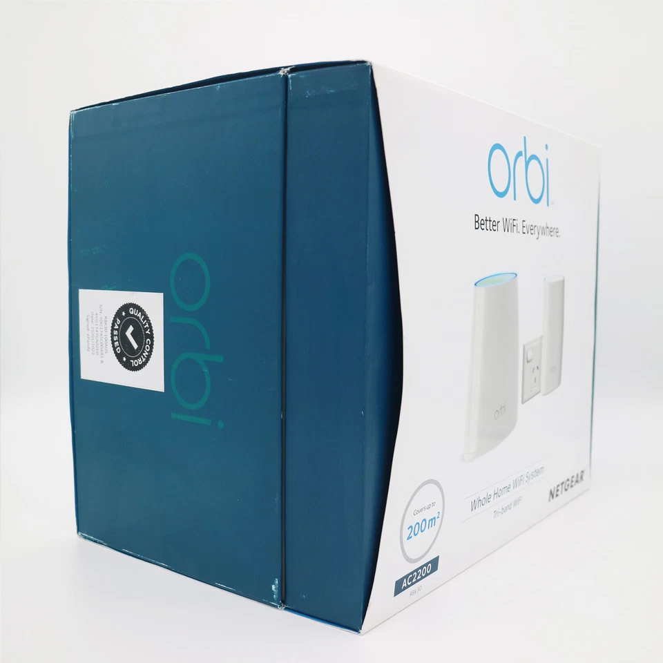 Netgear Orbi Tri-Band Mesh WiFi Router AC2200 System RBK30 2.2Gbps RBK30-100AUS - Image 3 of 4