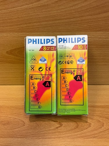 2 X Philips 11w(60w) Energy Saving Light Bulbs - BC/B22 Bayonet Cap Fitting - Picture 3 of 4