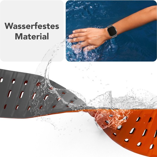 Magnet Silikon Armband für Apple Watch Ultra SE 10 9 8 7 6 5 4 3 2 1, 42-49mm - Zdjęcie 20 z 36