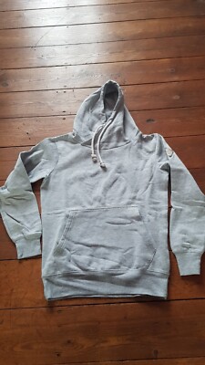 Herren Pullover Hoodie Grau Slim Fit XS