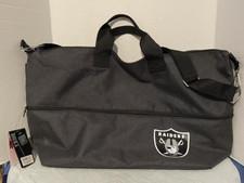 LOGO Brand NFL Las Vegas Raiders Logo Expandable Tote Bag #623-665-CR1 NWT