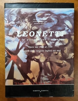 LEONETTI und die unterschwellige Malerei 1992 - signierte Widmung Umberto Leonetti