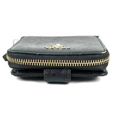 【関税負担】 PRADA SAFFIANO ZIP AROUND WALLET/NERO Prada Saffiano Leather Nero Black Multic Logo Zip Around