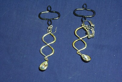Avon Open Loop Teardrop Pierced Earrings