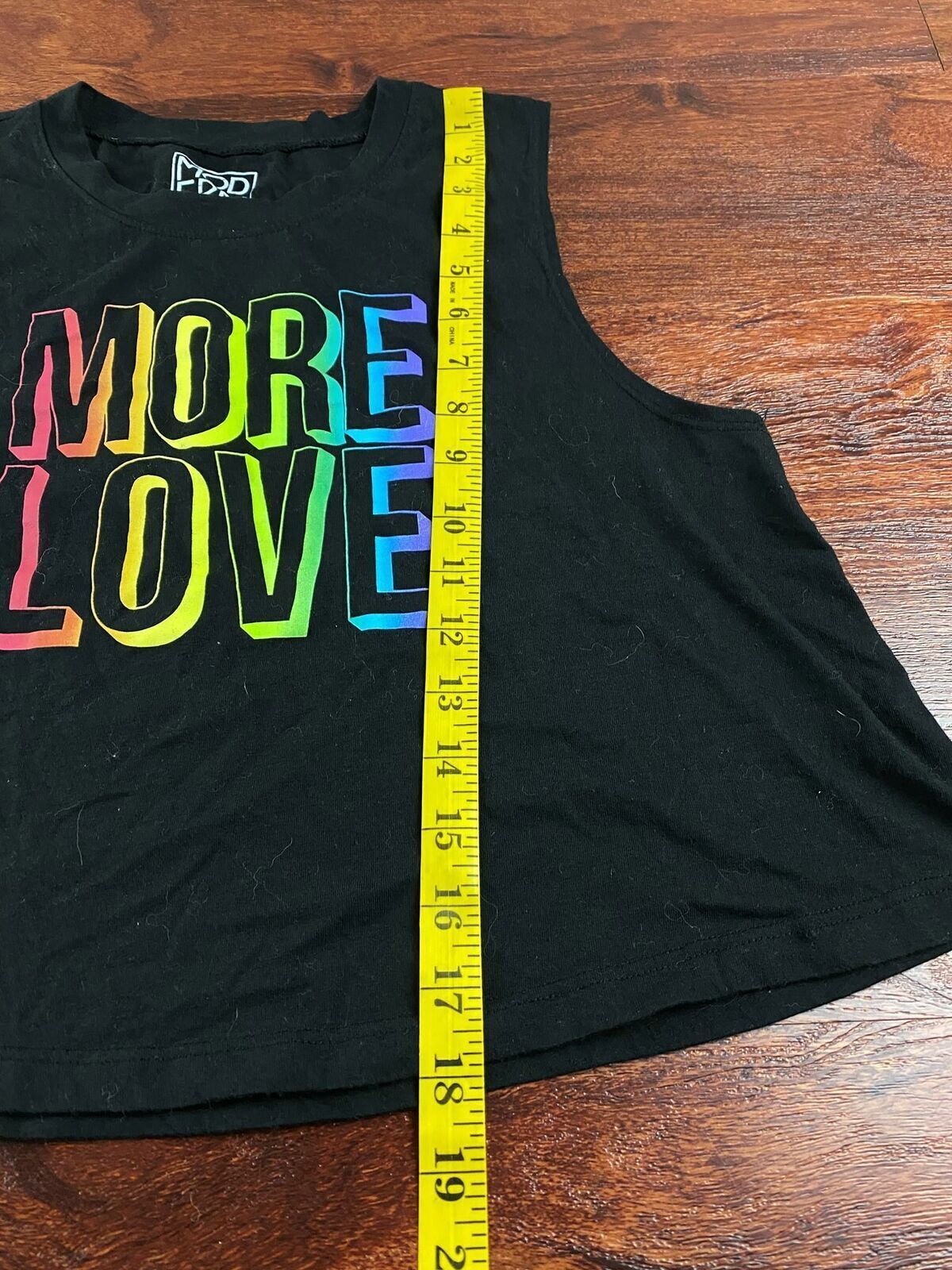 MODERN LUX Graphic Print Black Sleeveless Top Women's Size Large