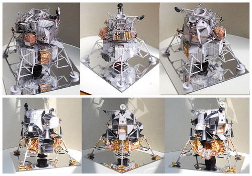 1:48 Scale Apollo13 Mooncraft DIY Handcraft PAPER MODEL KIT - Picture 7 of 8