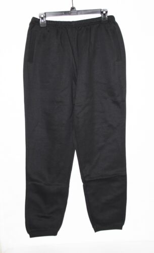 BLAIR Better-Than-Basic Fleece Pants, Petites Size PM, Black, NEW!!