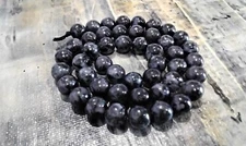 Natural Indigo Gabbro, Mystic Merlinite, 8mm, Approx 46pce, Free postage. 