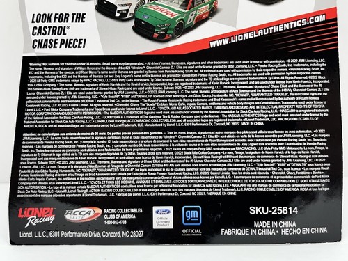 Ryan Blaney #12 NASCAR Authentics 2022 Penske WURTH Mustang 1/64 DieCast Nuevo - Imagen 13 de 18