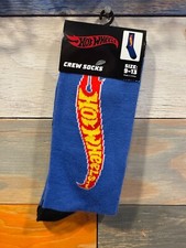 Hot Wheels Crew Socks Adult youth Size NEW