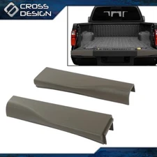 Fit For 2010-2016 Ford F250 F350 Pair Brown Flex Step Tailgate Cap Molding Trim