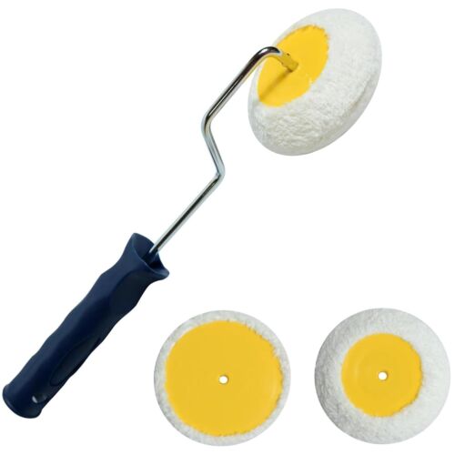 Corner Paint Roller Kit, Corner Roller,3 Pieces Mini Drywall Corner Rolle