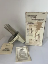 Complete Sunbeam Slicer Shredder Attachment 94480 For Mixmaster Deluxe Mixers
