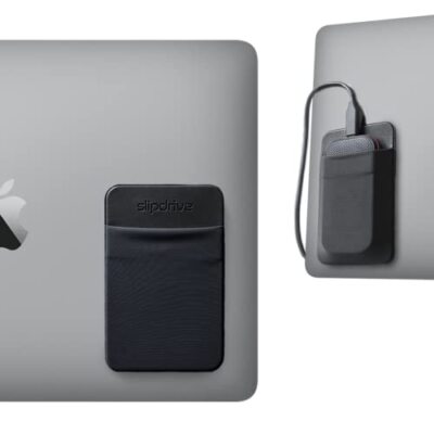 Portable External Hard Drive Wireless Mouse Pouch Holder for Laptop Computer
