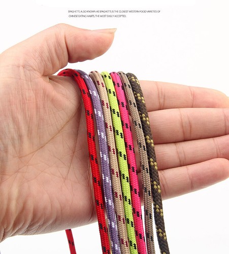 Schnürsenkel Wanderschuhe Arbeitsschuhe Schnürbänder L 100-120cm, 5mm,7 Farben - Bild 5 von 19