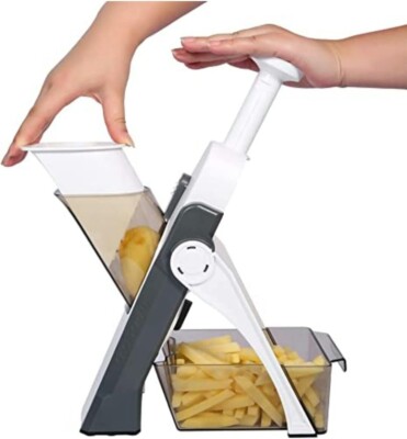 Brava Spring Slicer Julienne Grater Dicer Adjustable Thickness New