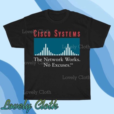 Cisco Systems Logo TEE T-Shirt Funny American Size S to 5XL T