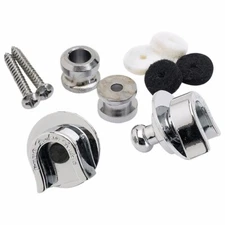 Fender Elite Guitar Strap Locks and Buttons, Chrome