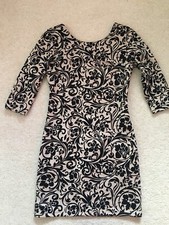 Gorgeous Bodycon Mini Dress Nude And Black Size S