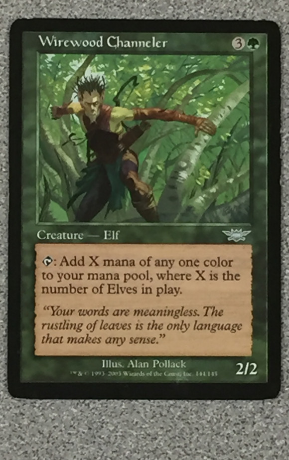 MAGIC THE GATHERING WIREWOOD CHANNELER  1X- LEGIONS - UNCOMMON - LP