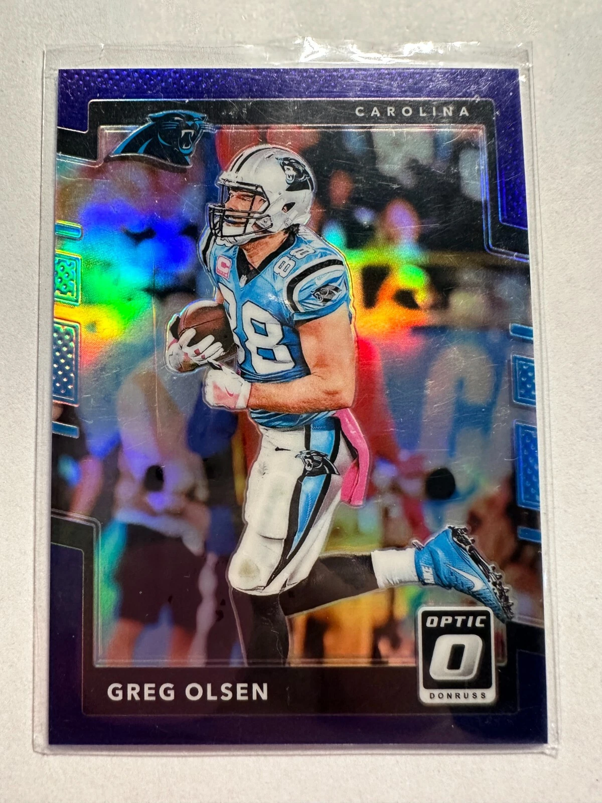 K34,822 - 2017 Donruss Optic Purple #20 Greg Olsen #/50